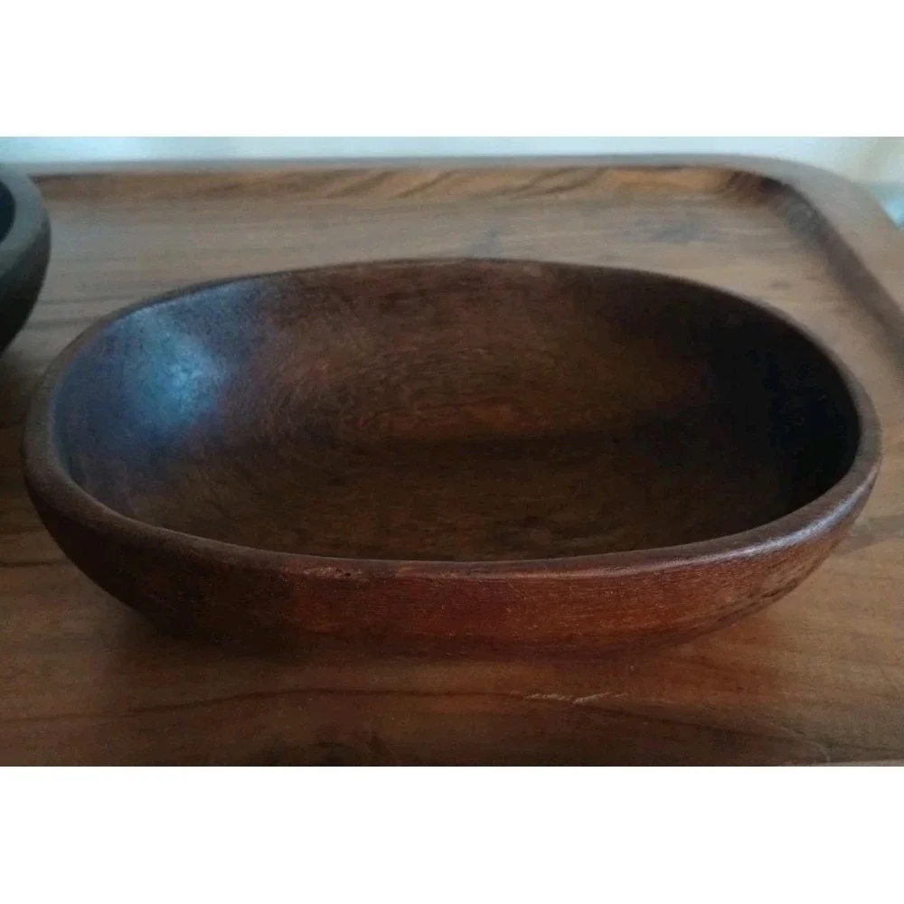 MCM Wooden Bowls 2 Of Them